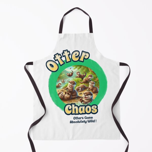 Item preview, Otter Chaos, otters gone absolutely wild designed and sold by MTeesGA.