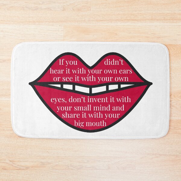 Item preview, Lips Quote being a big mouth designed and sold by Sarcastic Gun.