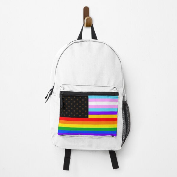 Item preview, American Progress Pride Flag designed and sold by Nanocurry Art.