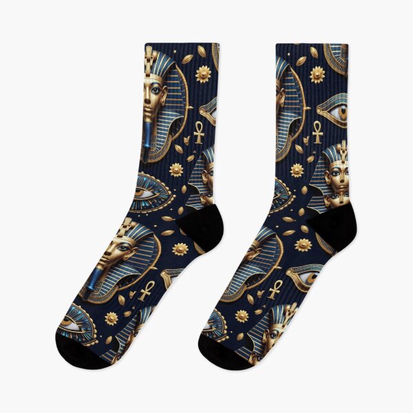 Item preview, Golden Egyptian Elegance – Luxurious Hieroglyphic Seamless Pattern designed and sold by bannzy.