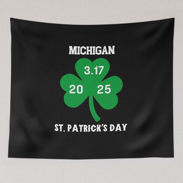 Item preview, Michigan St. Patricks Day 2025 designed and sold by FestivityFinds.