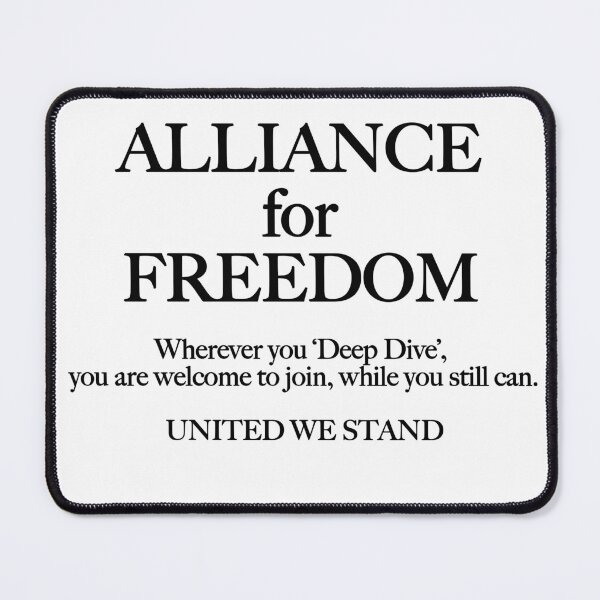 Item preview, Alliance for Freedom designed and sold by Geraldine Holly.