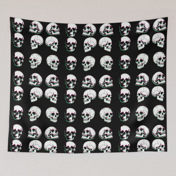 Item preview, Glitchy Perspectives Small Skulls designed and sold by artbyemme.