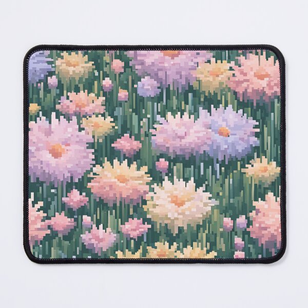 Item preview, Pastel Pixel Flower Field Pattern designed and sold by Glam-OOTD.