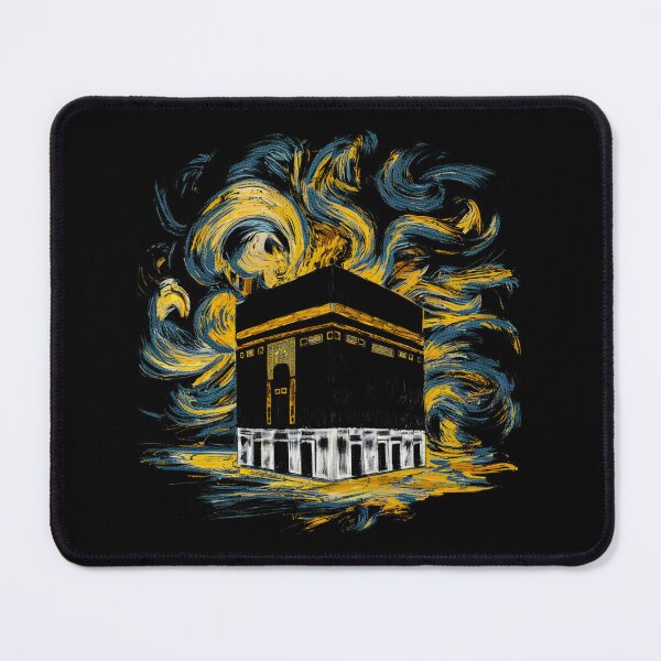 Item preview, Kaaba Artistic Swirls - Sacred Mecca Painting designed and sold by maseno.