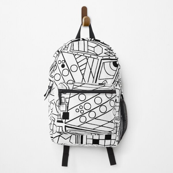 Item preview, Schizo Scribble #10: Geometric 1, Dark on Light designed and sold by SchizoScribbles.