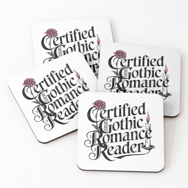 Item preview, Certified Gothic Romance Reader Bookworm Quote designed and sold by ArtadoraDesignz.