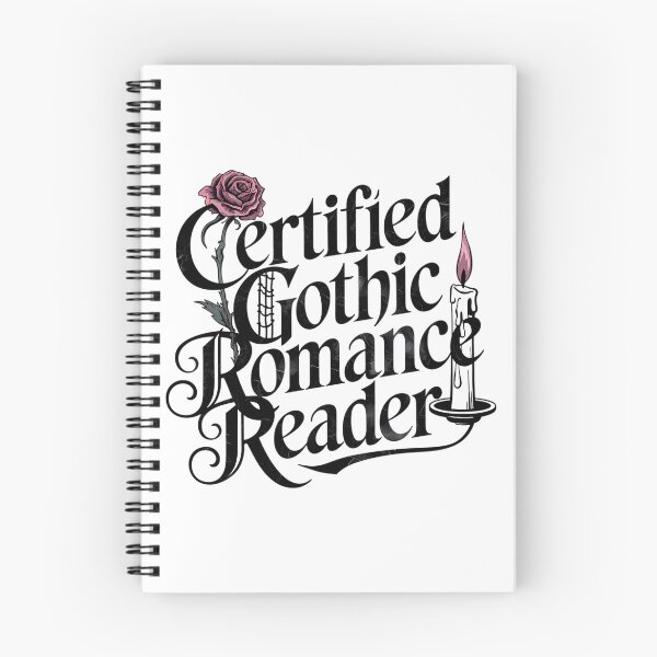 Item preview, Certified Gothic Romance Reader Bookworm Quote designed and sold by ArtadoraDesignz.