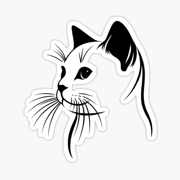 Artikel-Vorschau von Katzenskizze Nr. 2, designt und verkauft von Fuzzymooselogs.