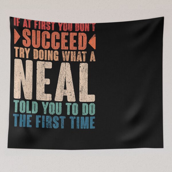 Item preview, Neal last name surname vintage funny personalized birthday gift designed and sold by 9X FR.