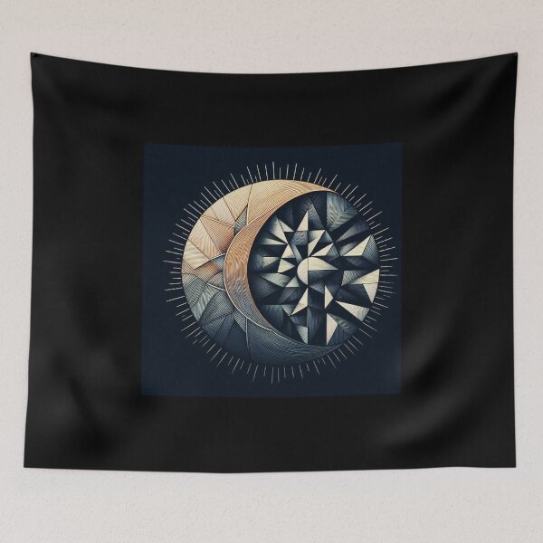 Item preview, Half Sun & Half Moon 7 designed and sold by APOLLO TWENTY ONE.