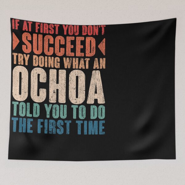 Item preview, Ochoa last name surname vintage funny personalized birthday gift designed and sold by 9X FR.