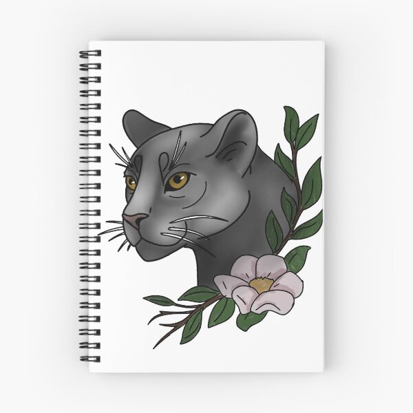 Item preview, Panther with flower neotrad tattoo style designed and sold by LeahcarsArt.