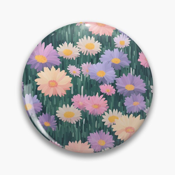 Item preview, Pastel Pixel Flower Field designed and sold by Glam-OOTD.