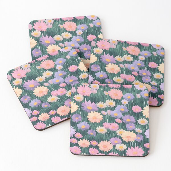 Item preview, Pastel Pixel Flower Field designed and sold by Glam-OOTD.