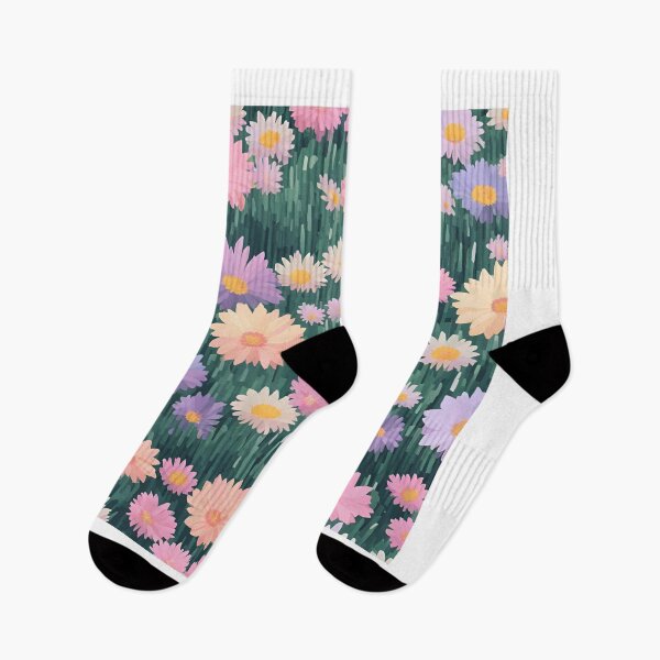 Item preview, Pastel Pixel Flower Field designed and sold by Glam-OOTD.