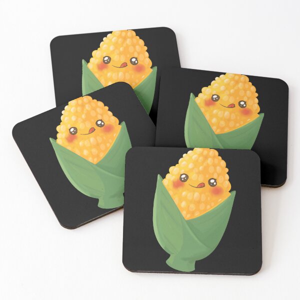 Item preview, Happy Kawaii Corn on the Cob designed and sold by TurtleDojo.