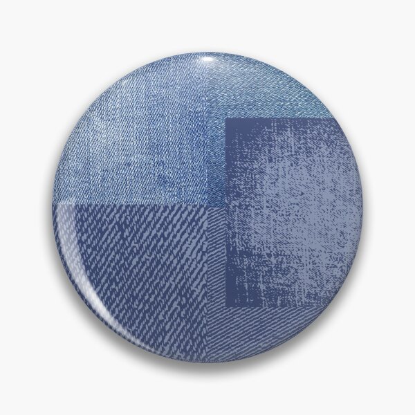 Item preview, Crafty Blue Jean Denim Patchwork Collage designed and sold by BleuAbstracts.