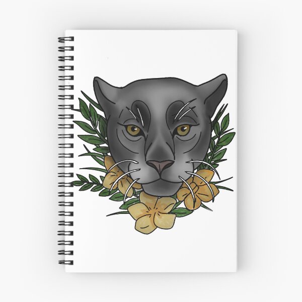 Item preview, Copy of Panther with flower neotrad tattoo style designed and sold by LeahcarsArt.