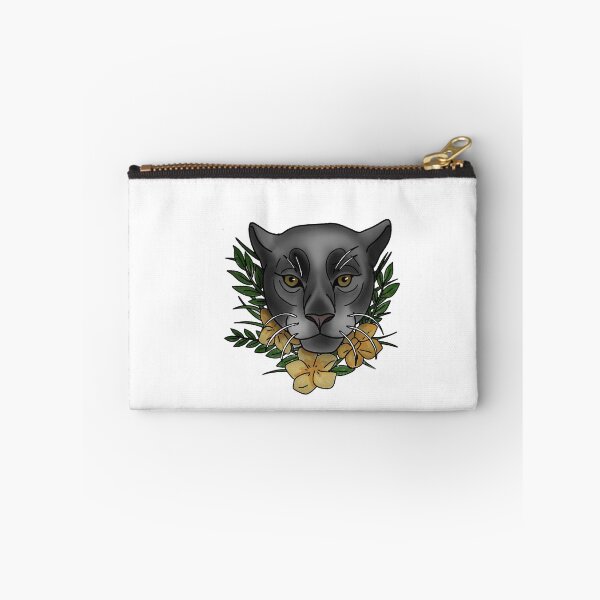 Item preview, Copy of Panther with flower neotrad tattoo style designed and sold by LeahcarsArt.