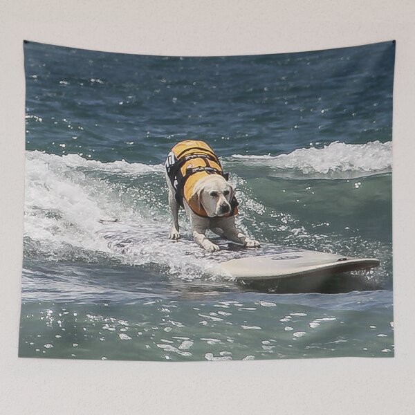 Item preview, Surfer Dog designed and sold by heatherfriedman.