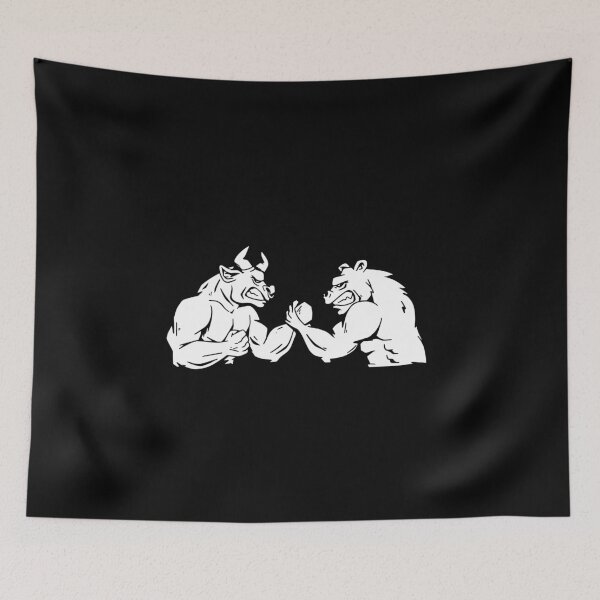 Item preview, Bull vs Bear Arm Wrestling designed and sold by TurtleDojo.