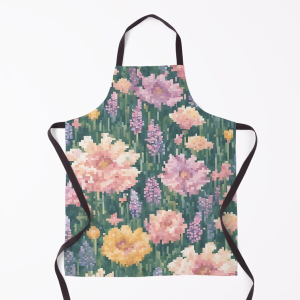 Item preview, Pastel Pixel Flower Field designed and sold by Glam-OOTD.