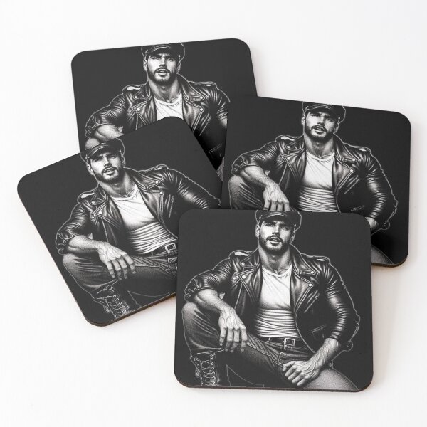 Artikelvorschau, Gay Leder Biker Serie Swagger Leder Pride Grafikdesign entworfen und verkauft von ItsAKinkThing.