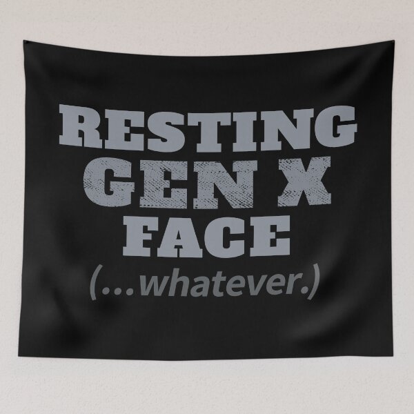 Item preview, Generation X - Resting Gen X Face designed and sold by MoePark.