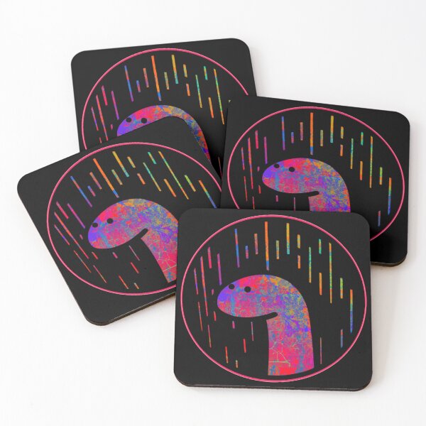 Item preview, Abstract Dinosaur Art – Colorful Grunge Design designed and sold by DreamsArtwear.