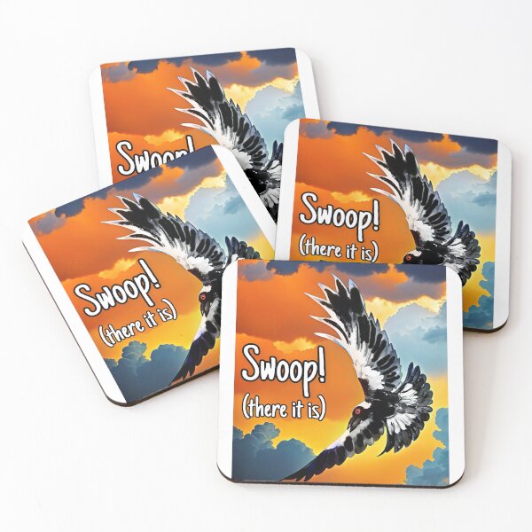Item preview, Swooping magpie designed and sold by AliciaSanson.