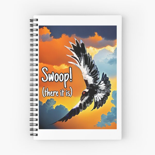 Item preview, Swooping magpie designed and sold by AliciaSanson.
