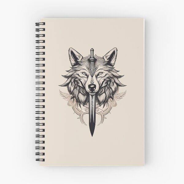 Item preview, Wolf Head Drawing designed and sold by Daemolitia Designs.