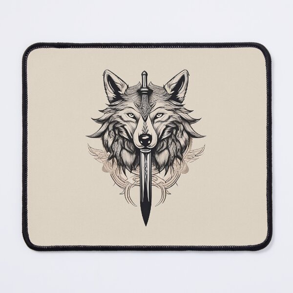 Item preview, Wolf Head Drawing designed and sold by Daemolitia Designs.