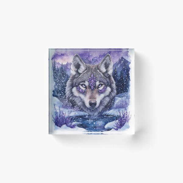 Item preview, Arctic Wonder Wolfdog Painting designed and sold by Nocturne  Paws.