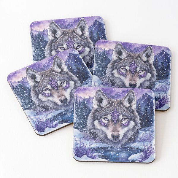 Item preview, Arctic Wonder Wolfdog Painting designed and sold by Nocturne  Paws.