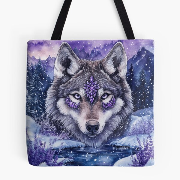 Item preview, Arctic Wonder Wolfdog Painting designed and sold by Nocturne  Paws.