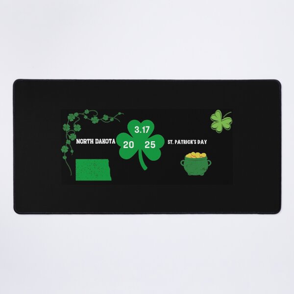 Item preview, North Dakota St. Patricks Day 2025 designed and sold by FestivityFinds.