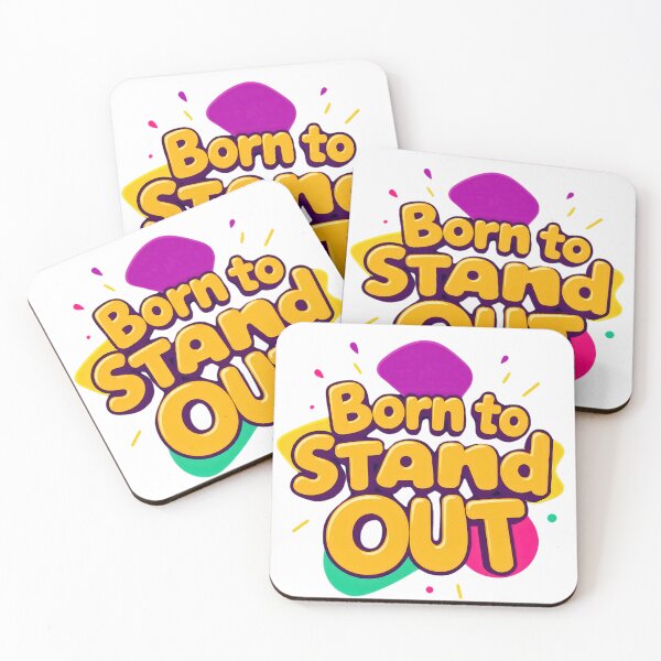 Item preview, Born to Stand Out – Bold Motivational Typography designed and sold by SparkyBamBam.