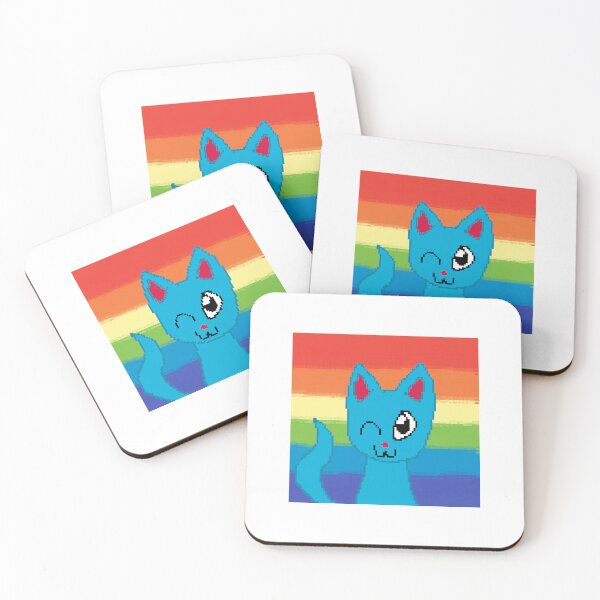 Item preview, LGBT Pride Pixel Cat designed and sold by RexWolf05.