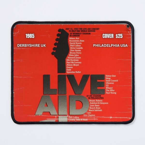 Item preview, LIVE AID – Vintage Poster - GREATEST CONCERTS COLLECTION designed and sold by XEM studio.