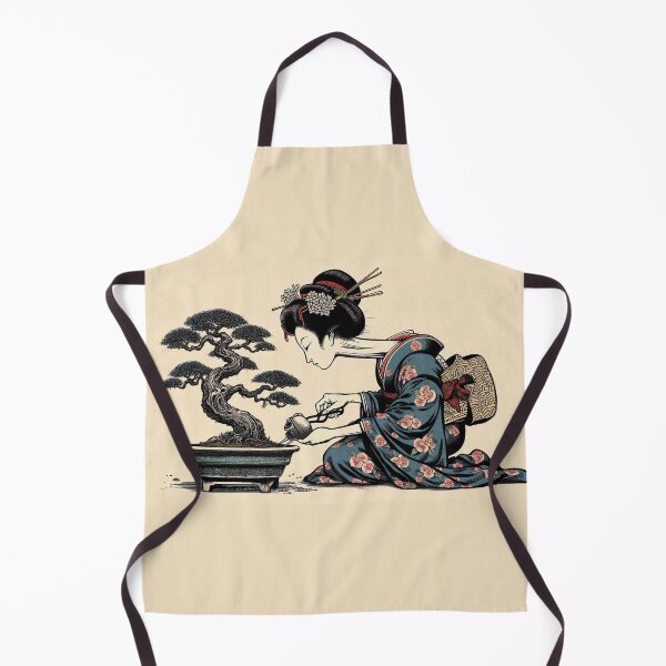 Item preview, Long Neck Woman Tending Bonsai designed and sold by DQbd.