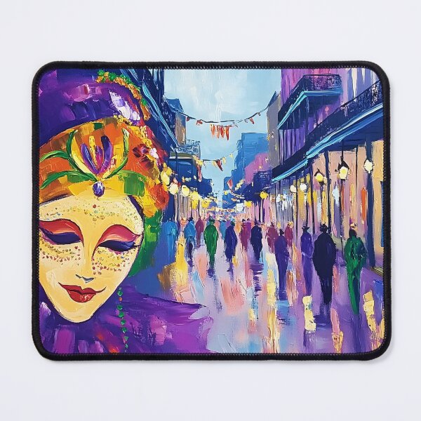 Item preview, Step into the Mardi Gras Magic - Unveil the Festivities of Color, Masked Elegance, and Carnival Fun designed and sold by OlfactoART Studio.
