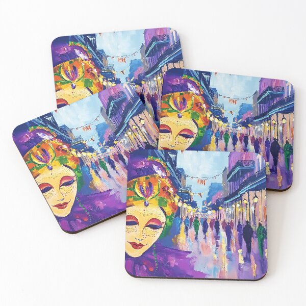 Item preview, Step into the Mardi Gras Magic - Unveil the Festivities of Color, Masked Elegance, and Carnival Fun designed and sold by OlfactoART Studio.