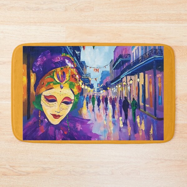 Item preview, Step into the Mardi Gras Magic - Unveil the Festivities of Color, Masked Elegance, and Carnival Fun designed and sold by OlfactoART Studio.