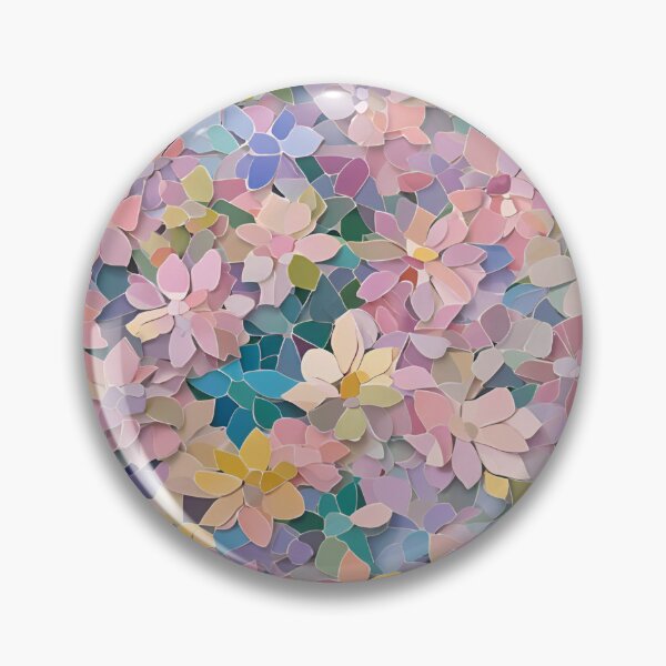 Item preview, Pastel Floral Mosaic designed and sold by Glam-OOTD.