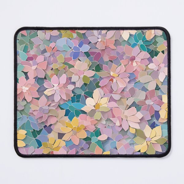Item preview, Pastel Floral Mosaic designed and sold by Glam-OOTD.