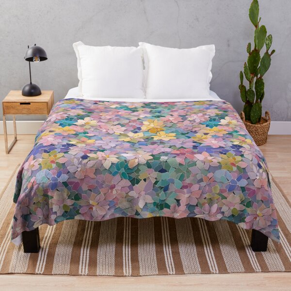 Item preview, Pastel Floral Mosaic designed and sold by Glam-OOTD.