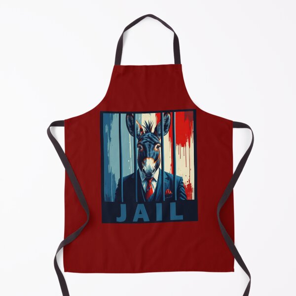 Item preview, Democrats, jail democrats, biden in jail, maga, trump, doge, musk, change, donkey jail designed and sold by SavageLegion.
