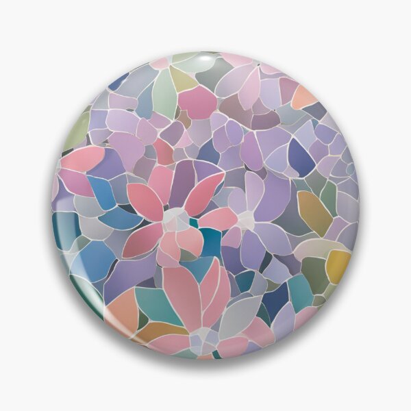 Item preview, Pastel Floral Mosaic designed and sold by Glam-OOTD.